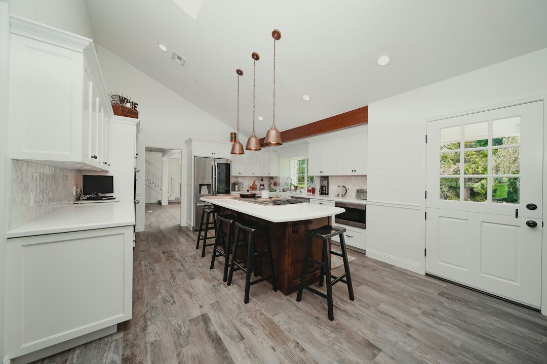 modern kitchen in celebrity house