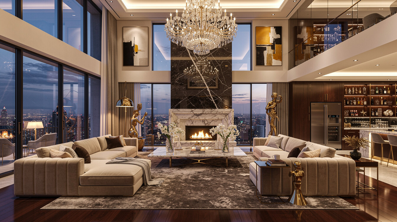 luxury celebrity home interior