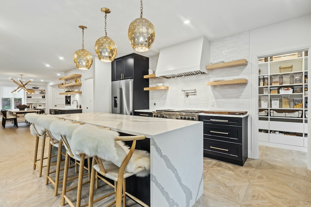 kitchen in celebrity home